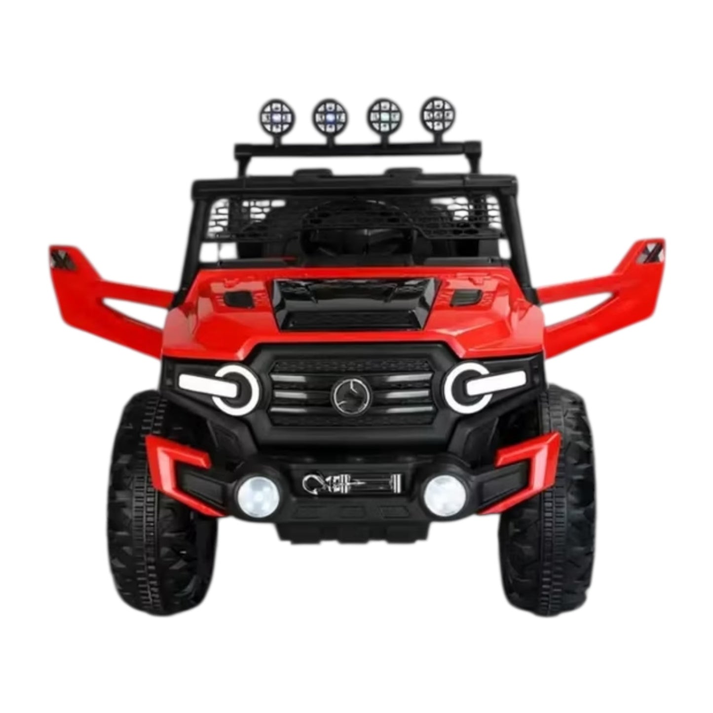 Carro Jeep Electrico 150 Con Llanta en Goma, Control Remoto y 4 Motores