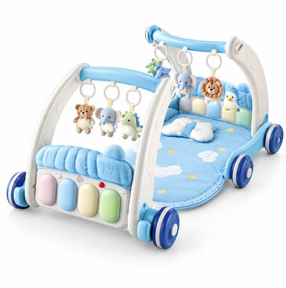 💙 Gym Musical 2 en 1 para Bebé – Gimnasio y Caminador.
