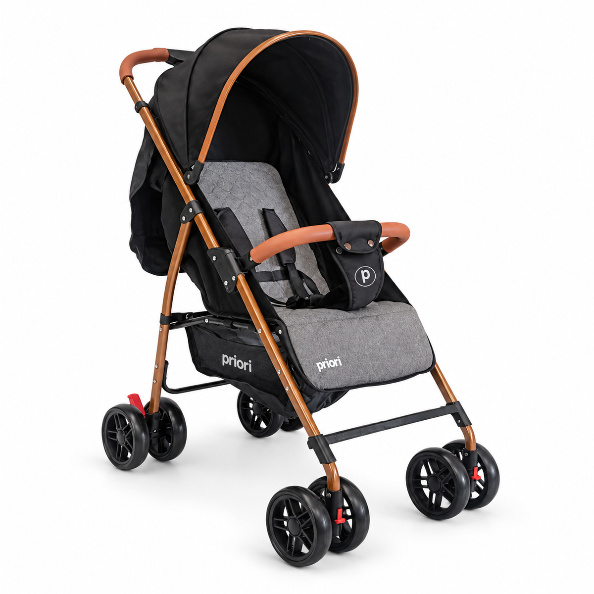 Coche paseador Priori Park Liviano y Reclinable Para Bebé.