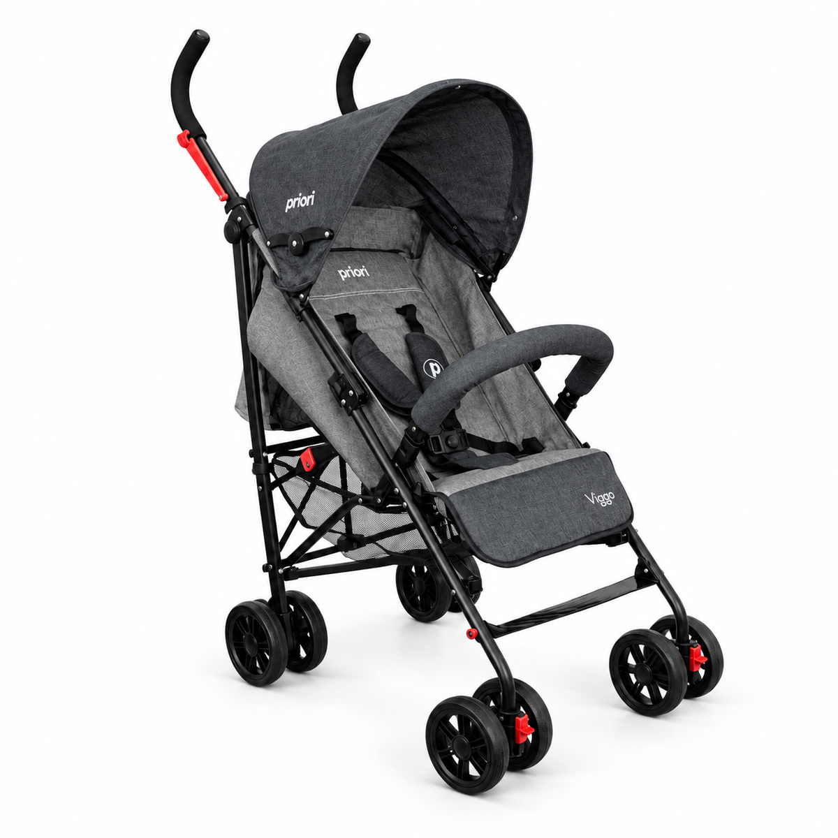 Coche Paseador Priori Viggo para Bebé | Reclinable y Plegable Tipo Sombrilla