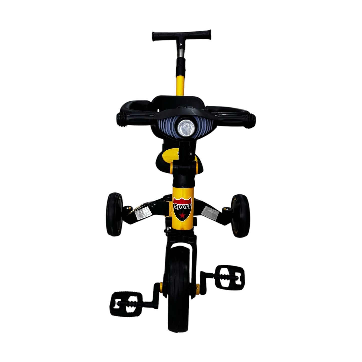 Bici Triciclo 3 En 1 Bicicleta Equilibrio Iniciacion Con Pedales, Luces y Con Guía De Lujo 1947