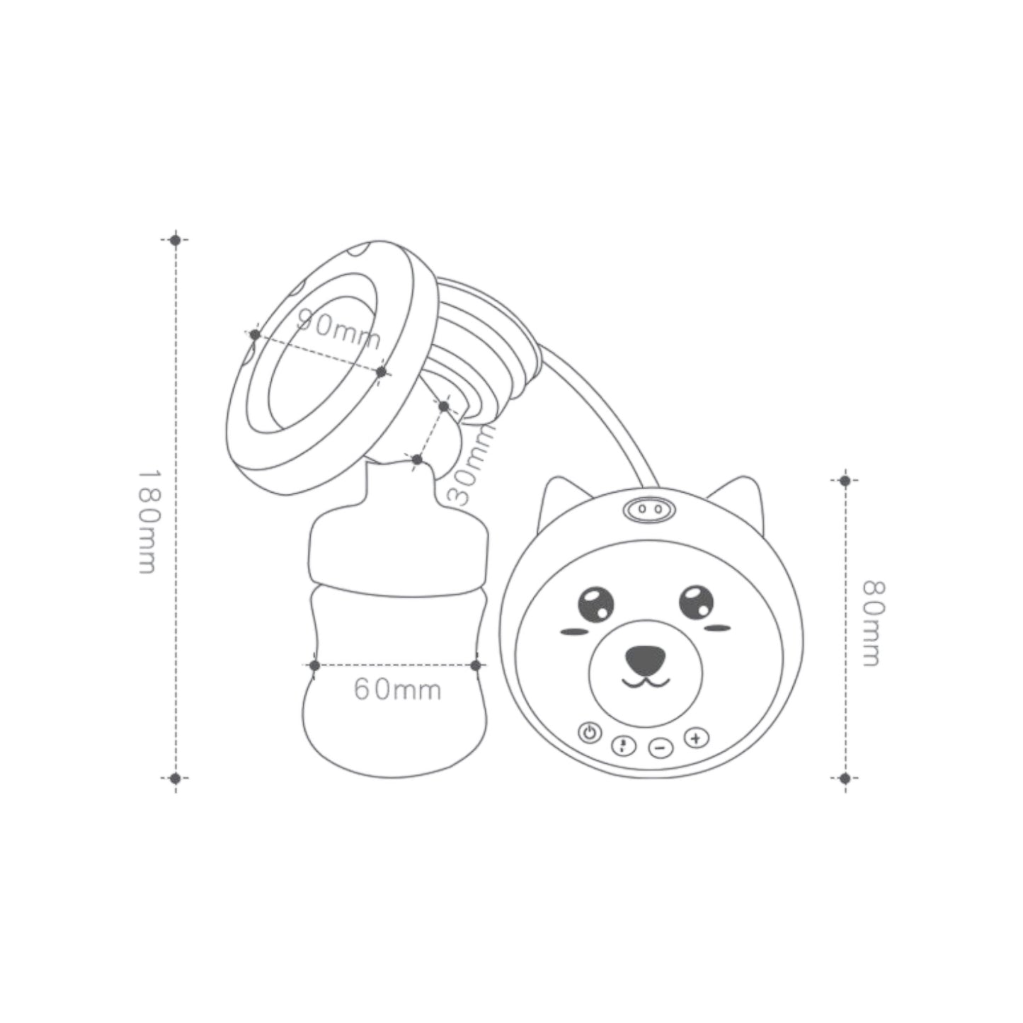 Extractor Eléctrico De Leche Materna Gatico