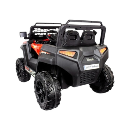 Carro Buggy Midnight DLX Rojo Eléctrico, 12V Con Llantas En Goma Prinsel