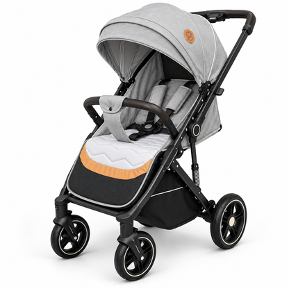 Coche Maleta River Plus Premium con Mango Reversible y Cubrepiés Con Llantas En Goma