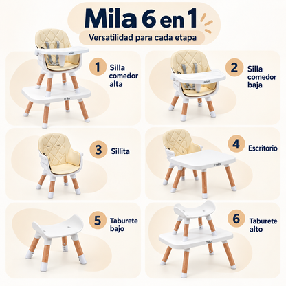 Comedor Escritorio 6 en 1 Mila De Priori