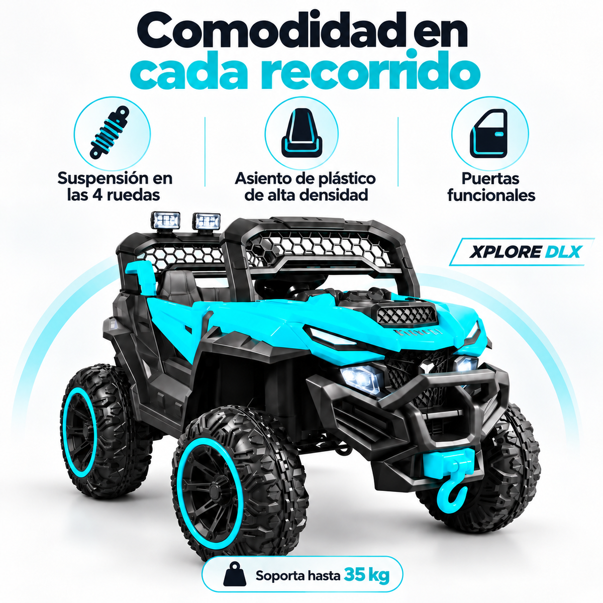 Carro Buggy Electrico Xplore Prinsel Con Control Remoto