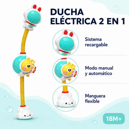 Ducha Eléctrica Recargable 2 en 1 para Bebé