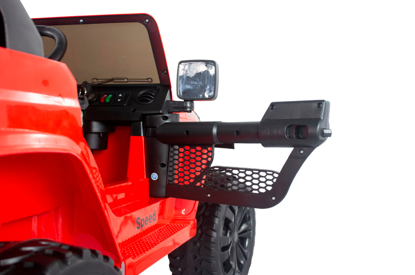 Carro Vehiculo Wrangler Prinsel Rojo Con Control Remoto