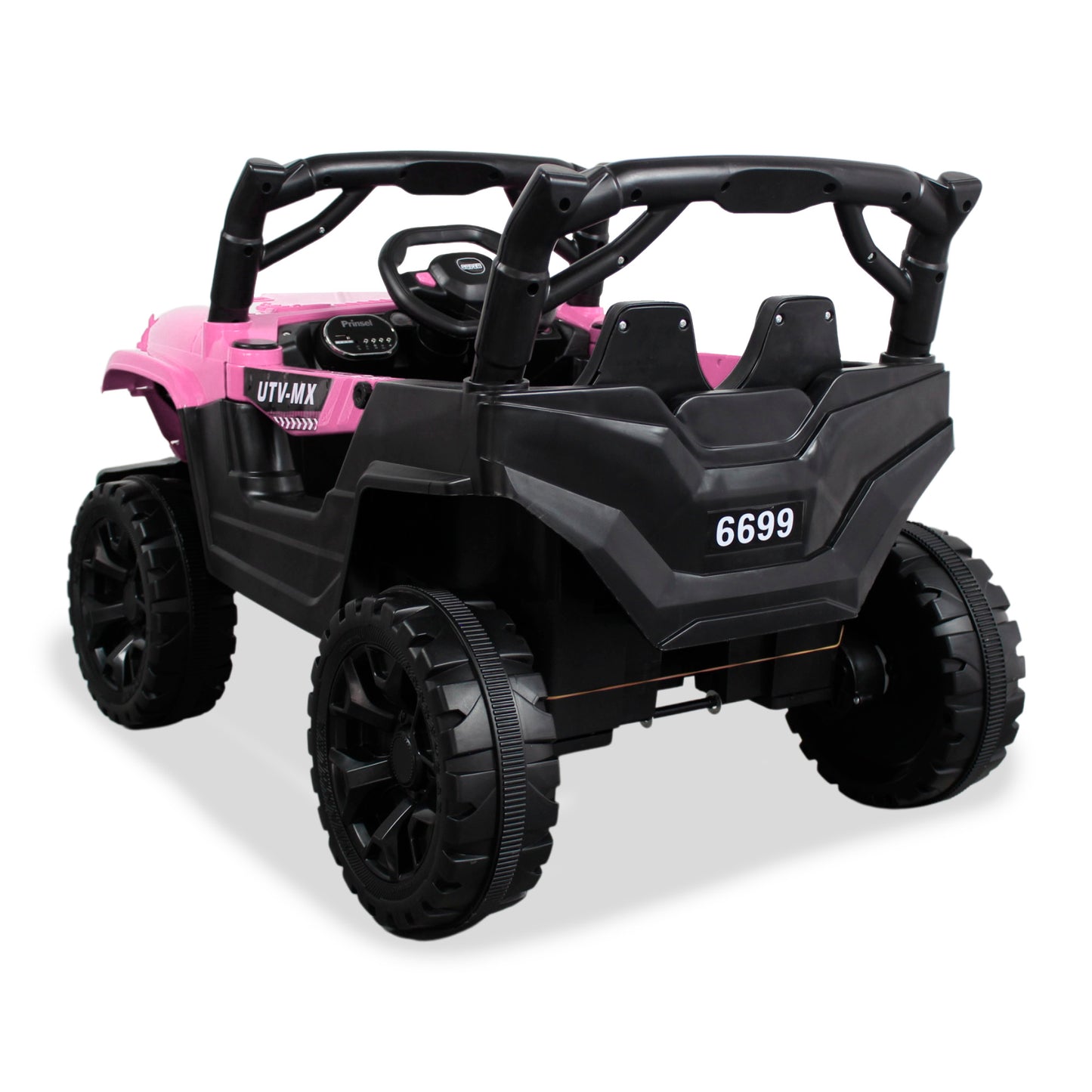 Carro Montable Electrico Cherokee Prinsel Rosa Con Control Remoto