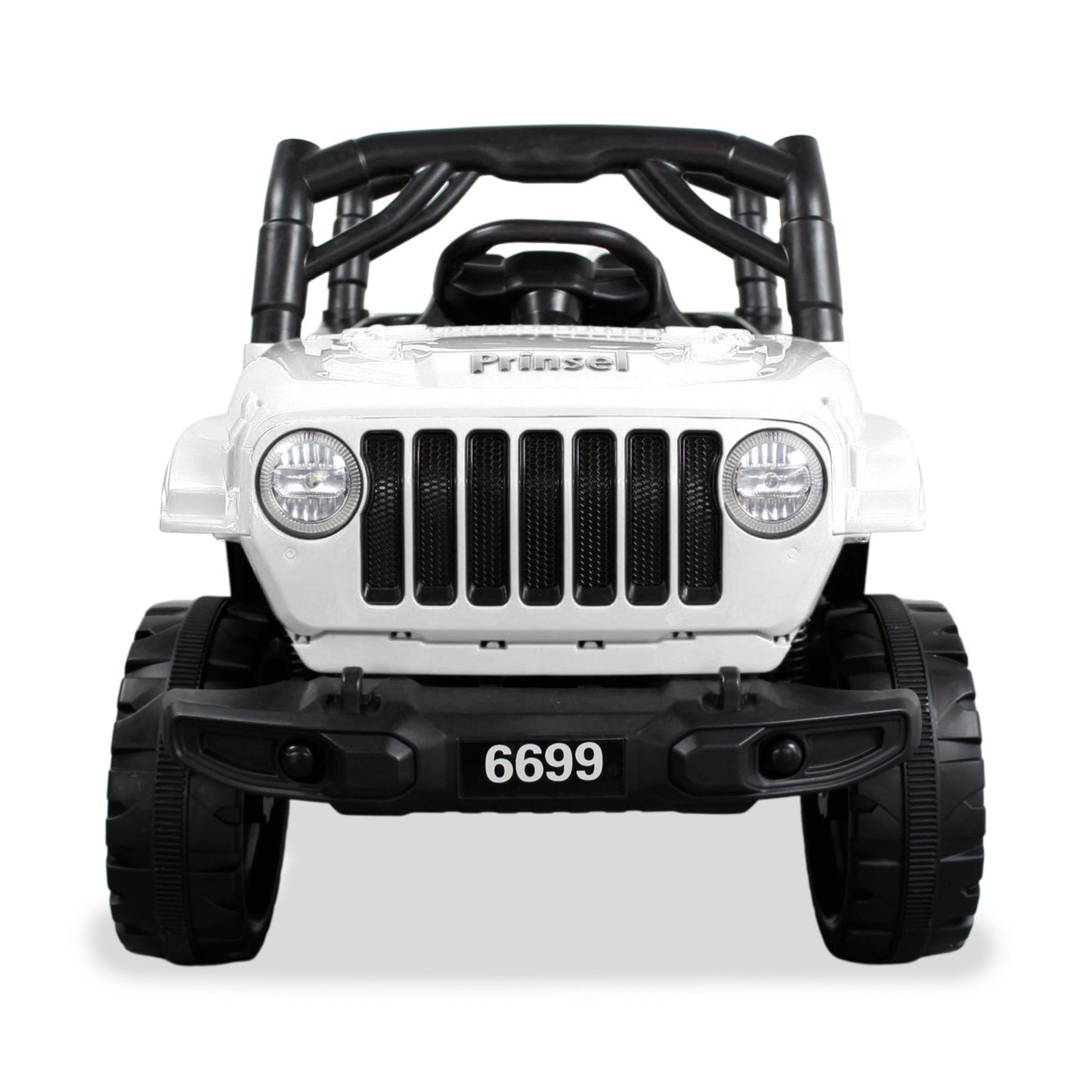 Carro Montable Eléctrico  Cherokee Prinsel Blanco Con Control Remoto