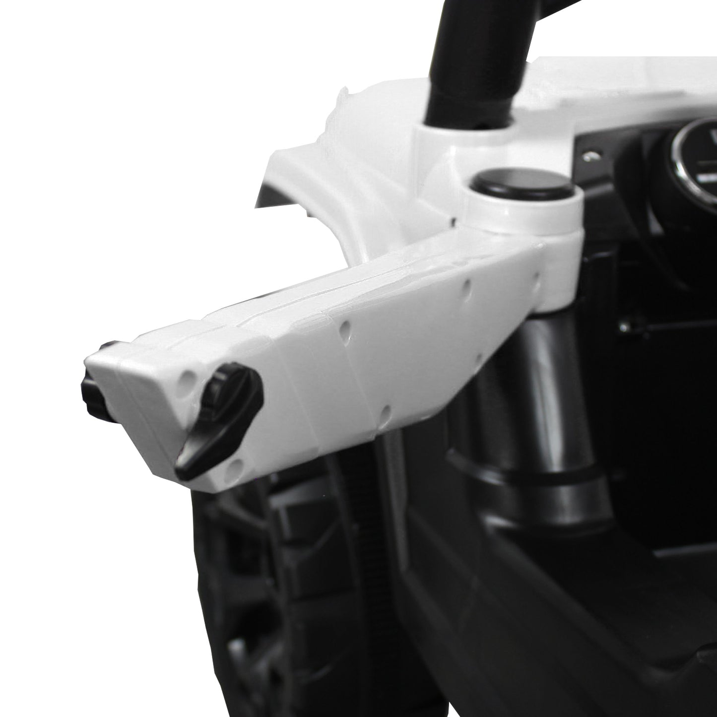 Carro Montable Eléctrico  Cherokee Prinsel Blanco Con Control Remoto