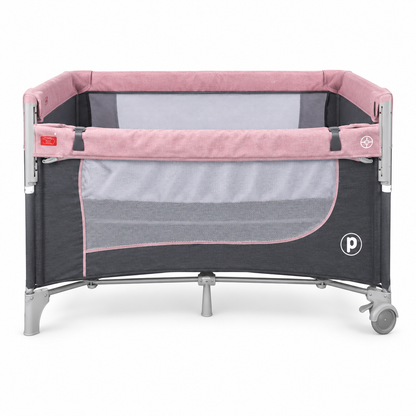 Cuna Corral Colecho Priori Madison  Plus Con Cambiador y Mosquitero Tela En Lino Premium