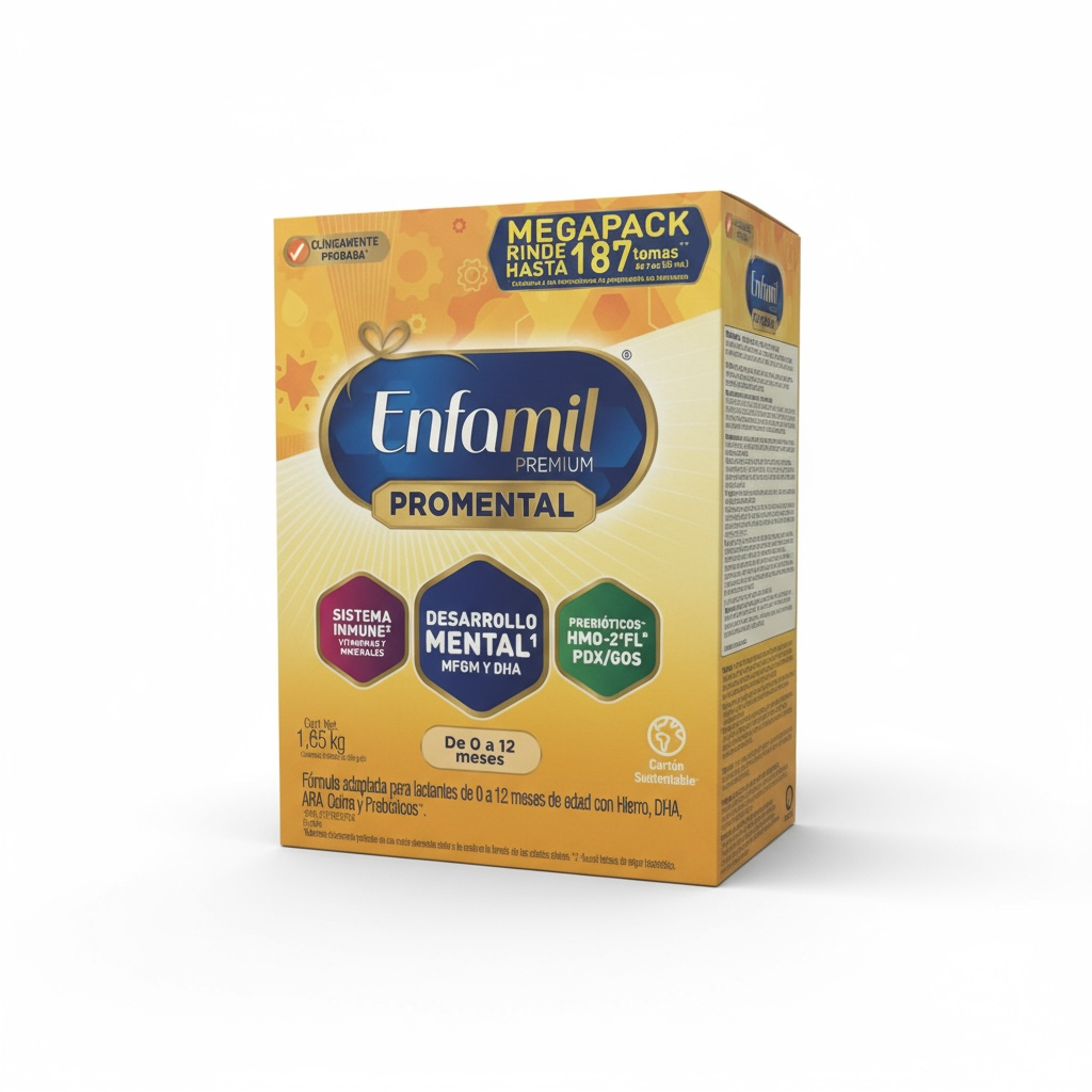 Fórmula Leche Enfamil Promental Etapa 0 A 12 Meses x 1650 Gramos