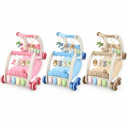 💙 Gym Musical 2 en 1 para Bebé – Gimnasio y Caminador.