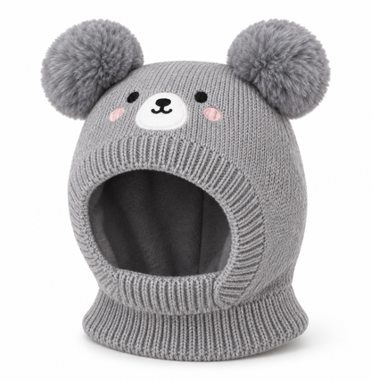 🧸 Gorro capucha infantil de osito