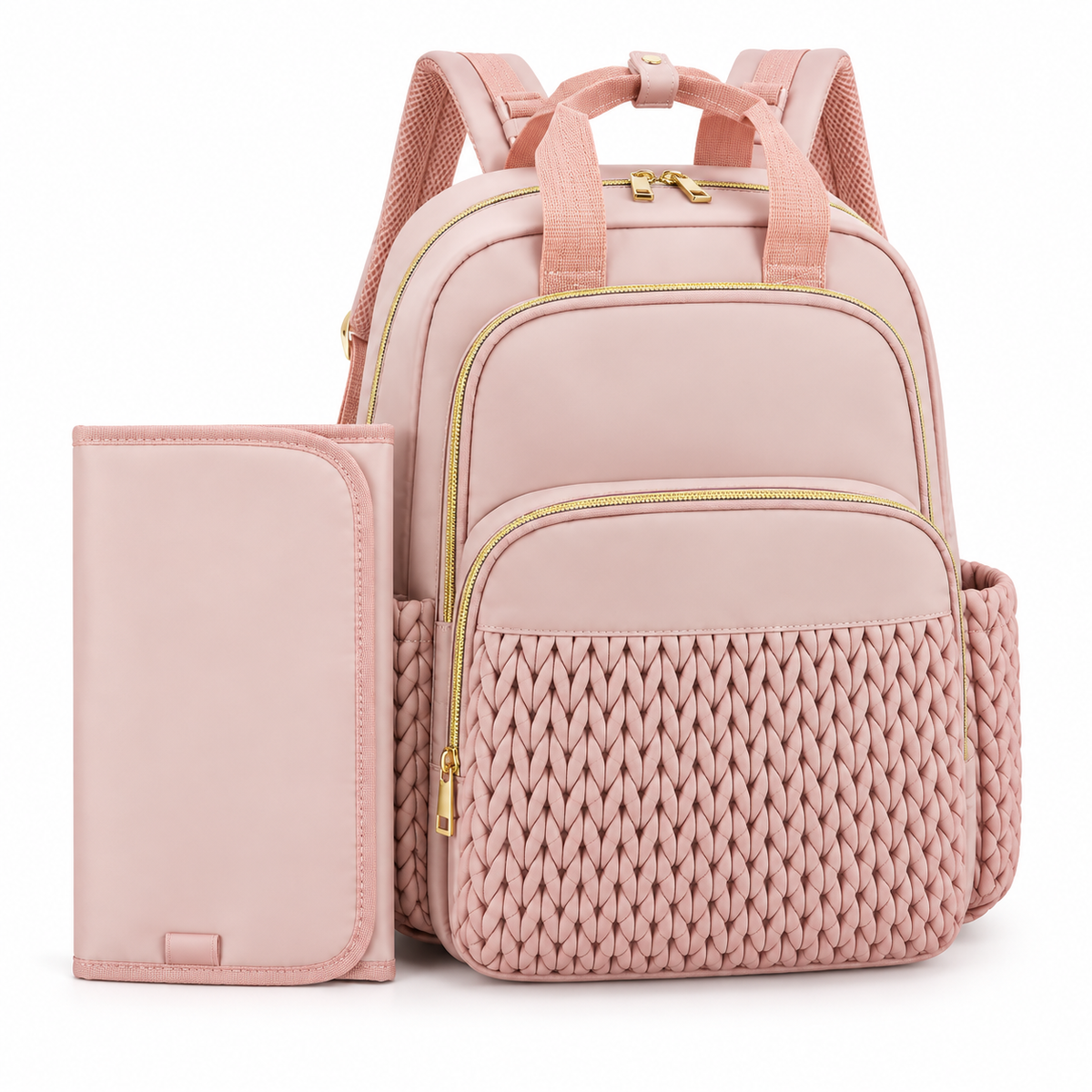 Pañalera Tipo Morral con Cambiador para Bebé 💕
