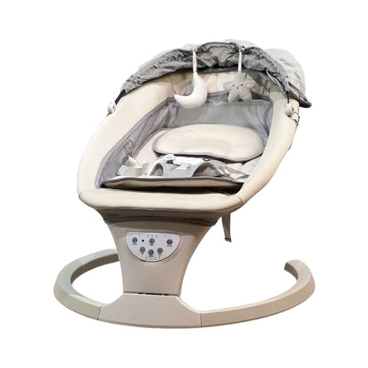 Mecedora Eléctrica Con Movimiento Lateral y Control Remoto, Espaldar Reclinable