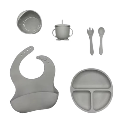 Vajilla En Set De Silicona 6 Piezas