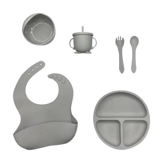 Vajilla En Set De Silicona 6 Piezas