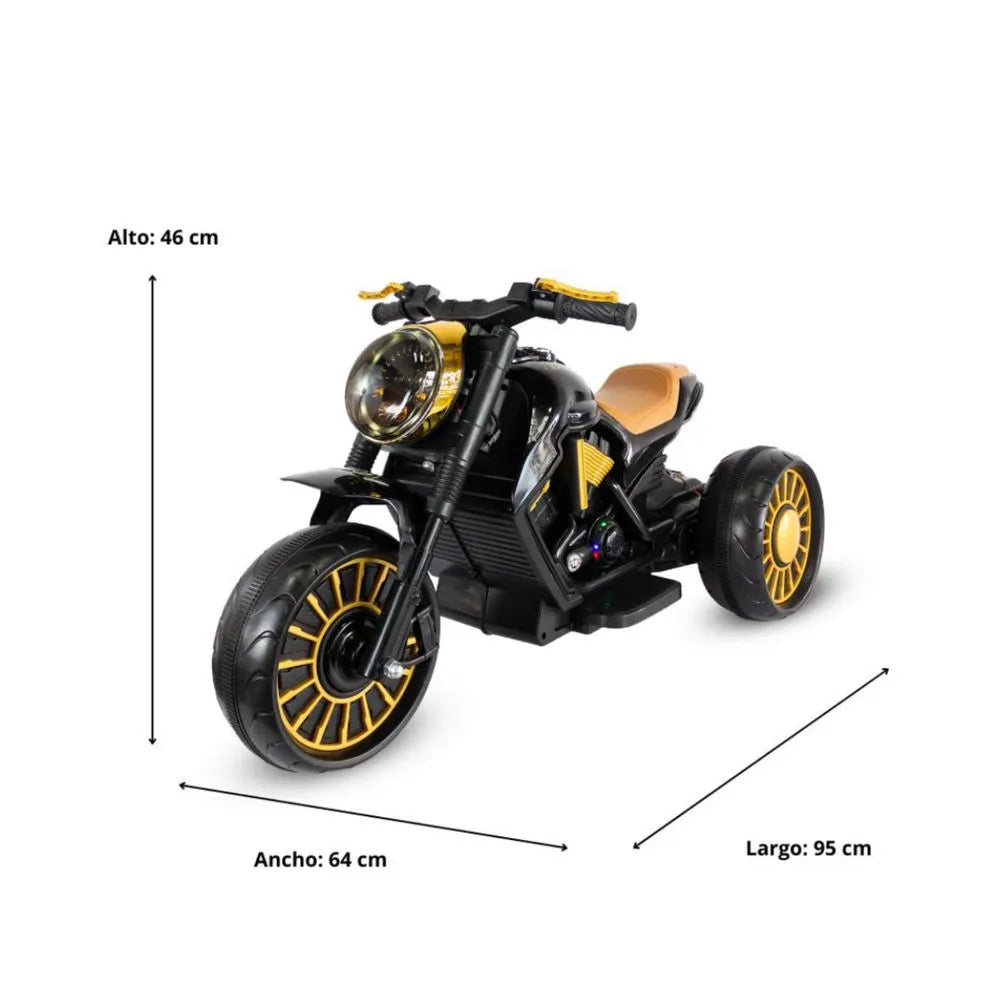 Moto Electrica Para Niños Renegade Xl Negro Prinsel