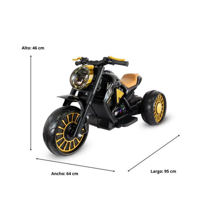 Moto Electrica Para Niños Renegade Xl Negro Prinsel