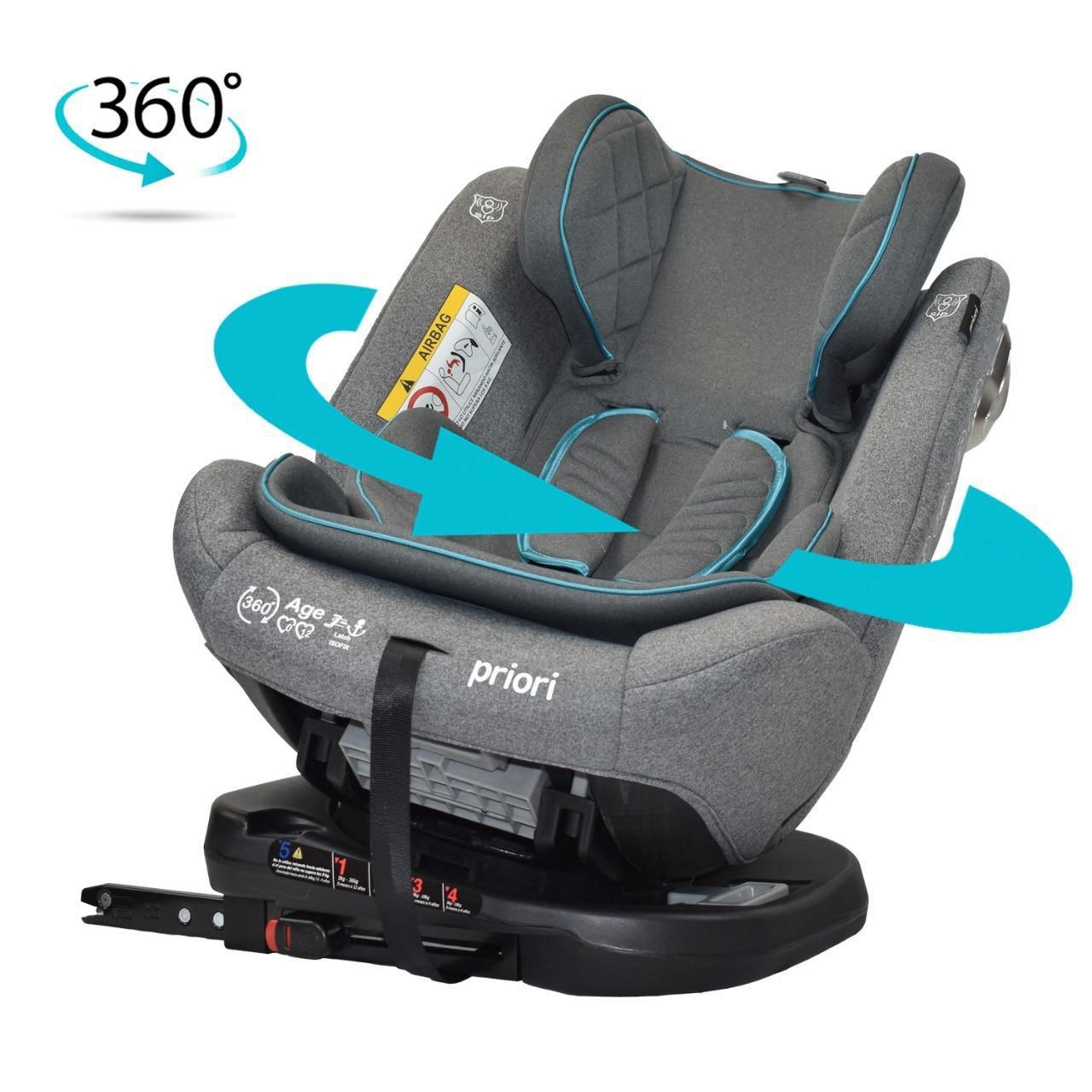 Silla De Carro First Con Isofix 360 Priori