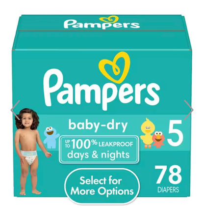 Pañales Pampers Baby-Dry Ultra Cushiony Etapa 5 x 78 Unidades