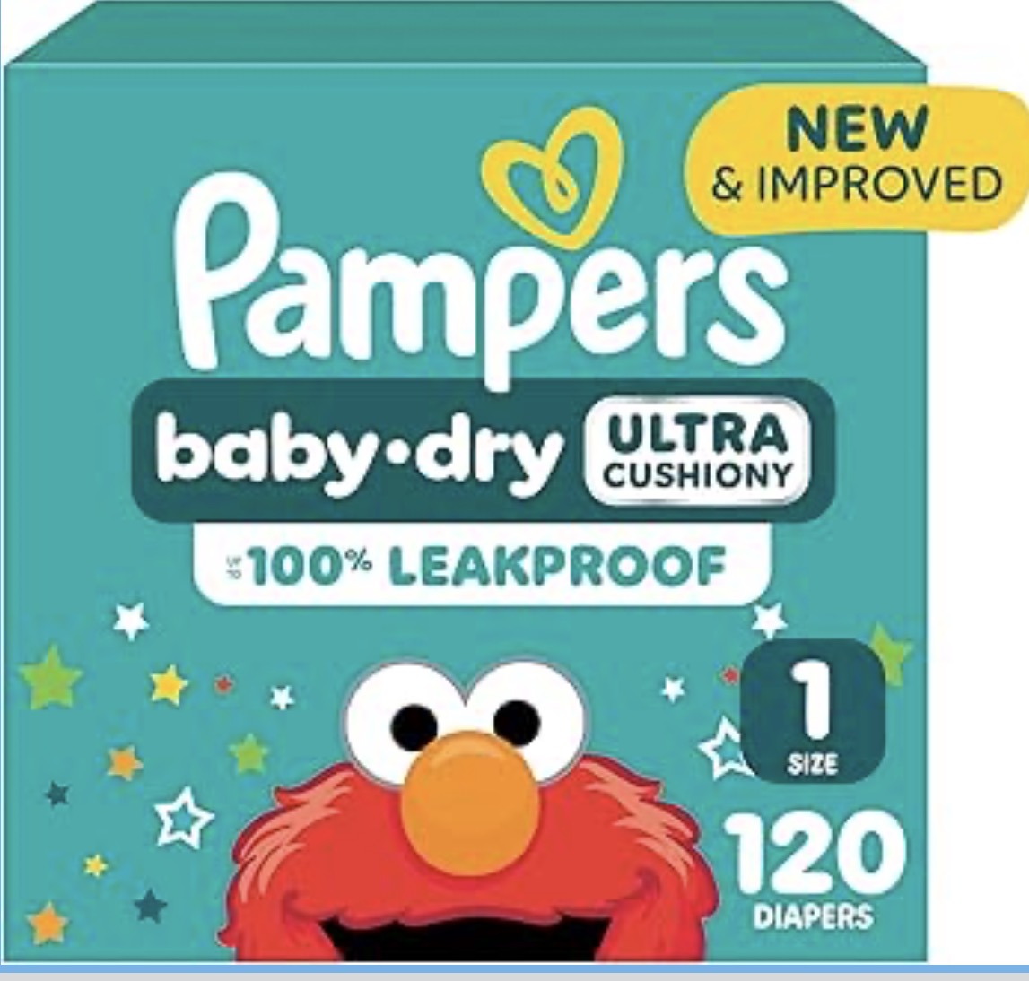 Pañales Pampers Baby-Dry Ultra Cushiony Etapa 1 x 120 Unidades