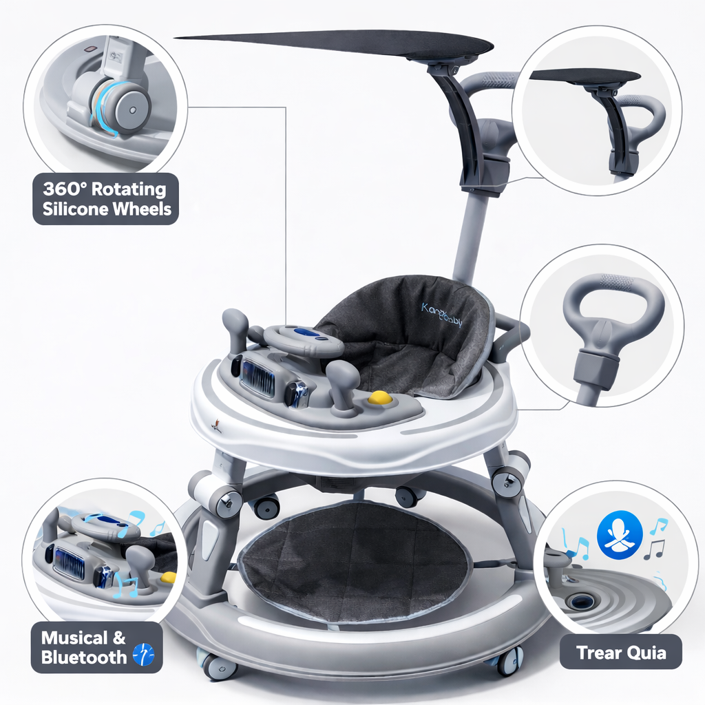 Caminador Redondo Multifuncional Con Bluetooth KB-9598