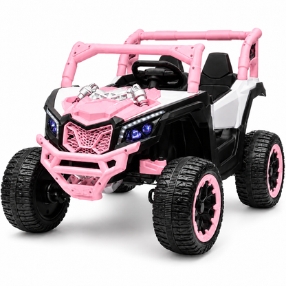 Carro Eléctrico Infantil CAN-AM 611 Para Dos Niños Con Control Remoto Con Llantas En Goma Y Asiento En Cuero
