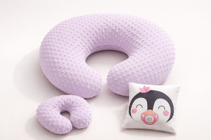 Cojin De Lactancia Con 2 Almohadas Tela Burbuja
