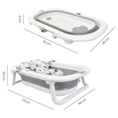 Bañera Para Bebé Plegable Con Cojin y Cambiador Star Challenge Priori