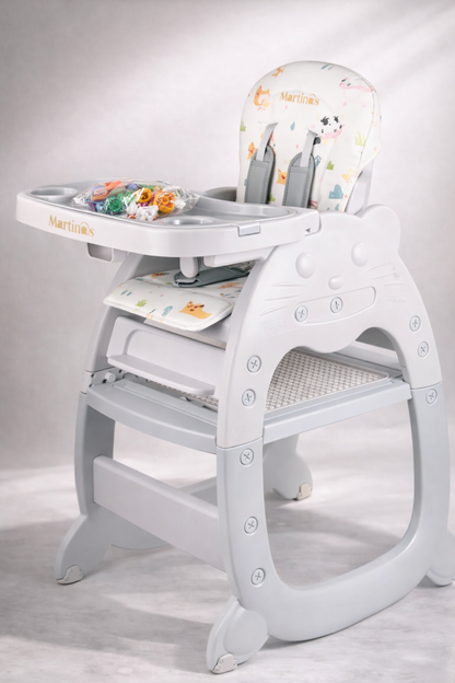 Silla Comedor Escritorio Martinas Con LEGO, Telas En Cuero y Bluetooth