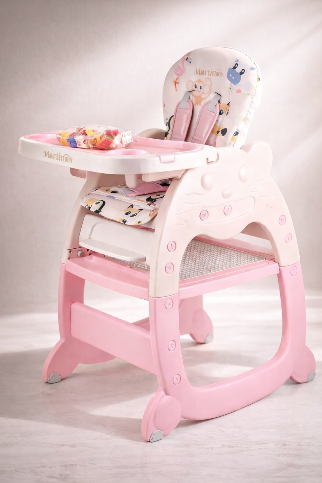 Silla Comedor Escritorio Martinas Con LEGO, Telas En Cuero y Bluetooth