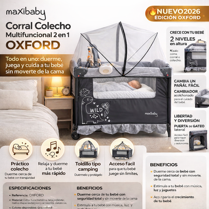 Cuna Corral Colecho Oxford Maxibaby