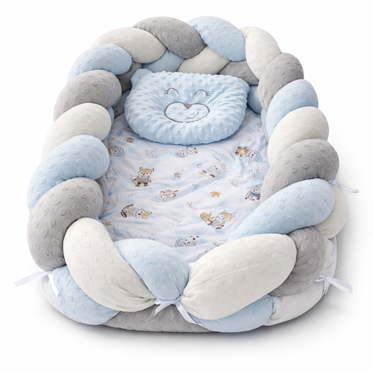 Nido Trenzado Antireflujo Para Bebe