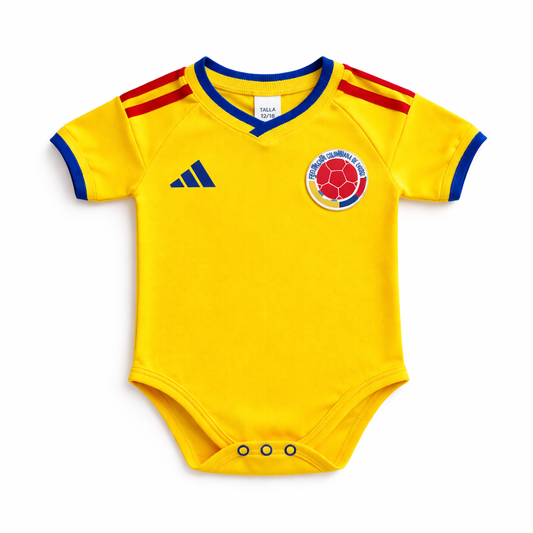 Body Bebé Selección Colombia Amarillo