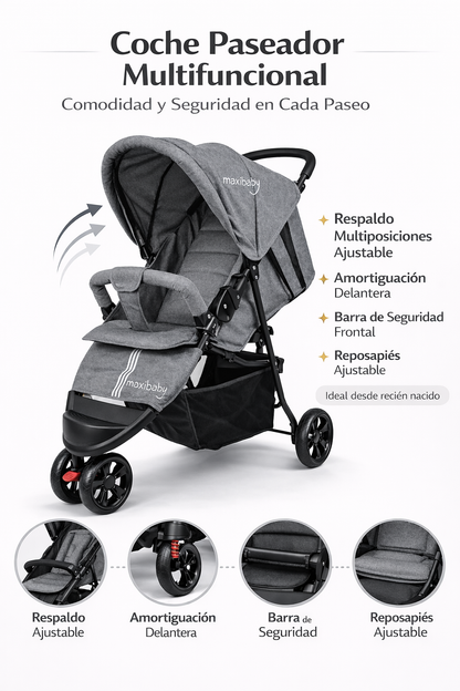 Coche Paseador FZ 3 Ruedas Maxibaby