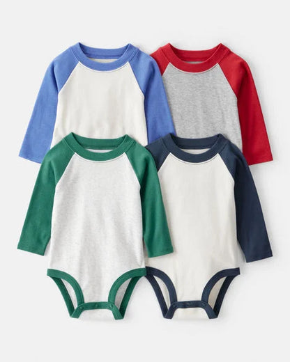 Set De 4 Bodies Carters Manga larga Original