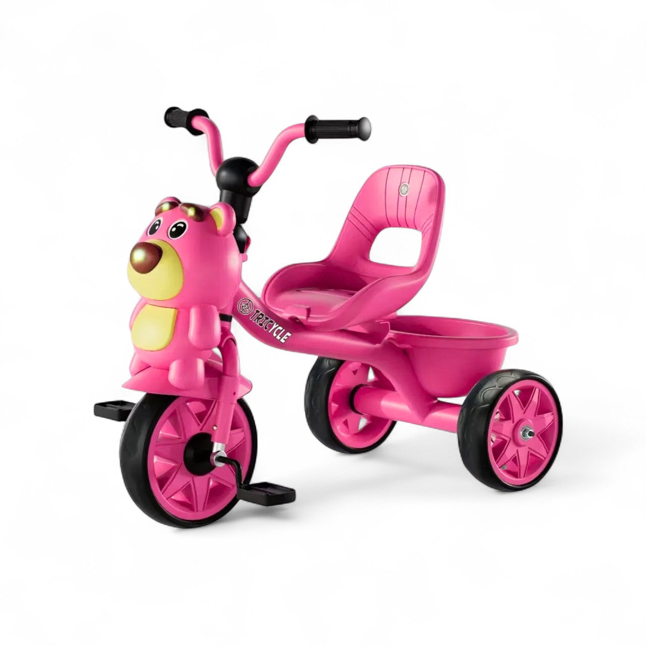 Triciclo Oso Con Luces y Llanta Maciza