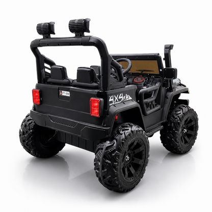 Carro Jeep Eléctrico 2 Puestos 868 Running  Llantas En Goma y Control Remoto Metalizado