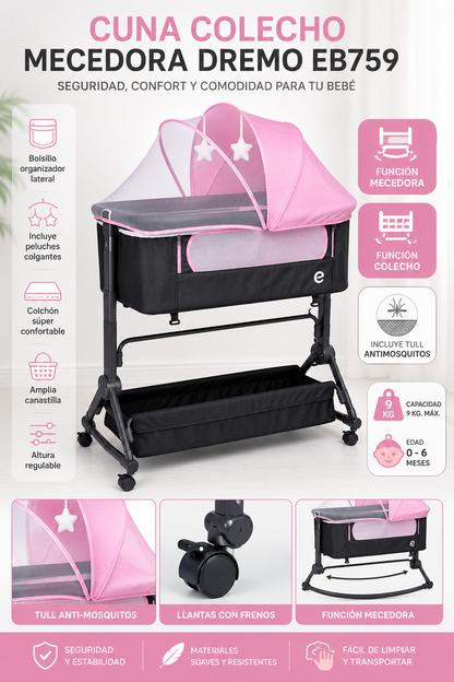 Corral Colecho Mecedor Ebaby 759