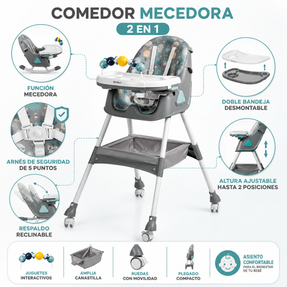 Comedor Dali Que Se Convierte En Mecedora Ref 633