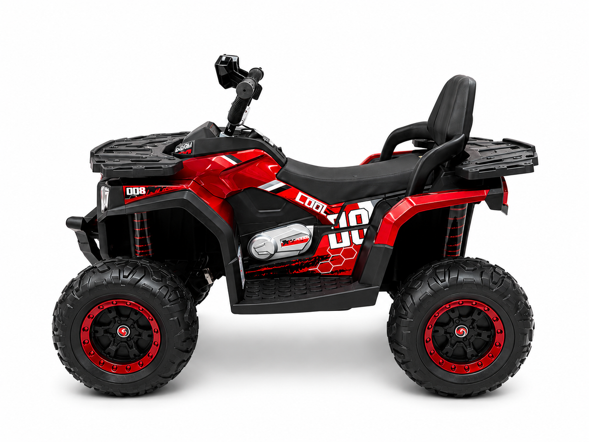 Cuatrimoto Desert 4x4 Con Control Remoto, Con Llantas en Goma, 14 Amperios, 5 motores Grande