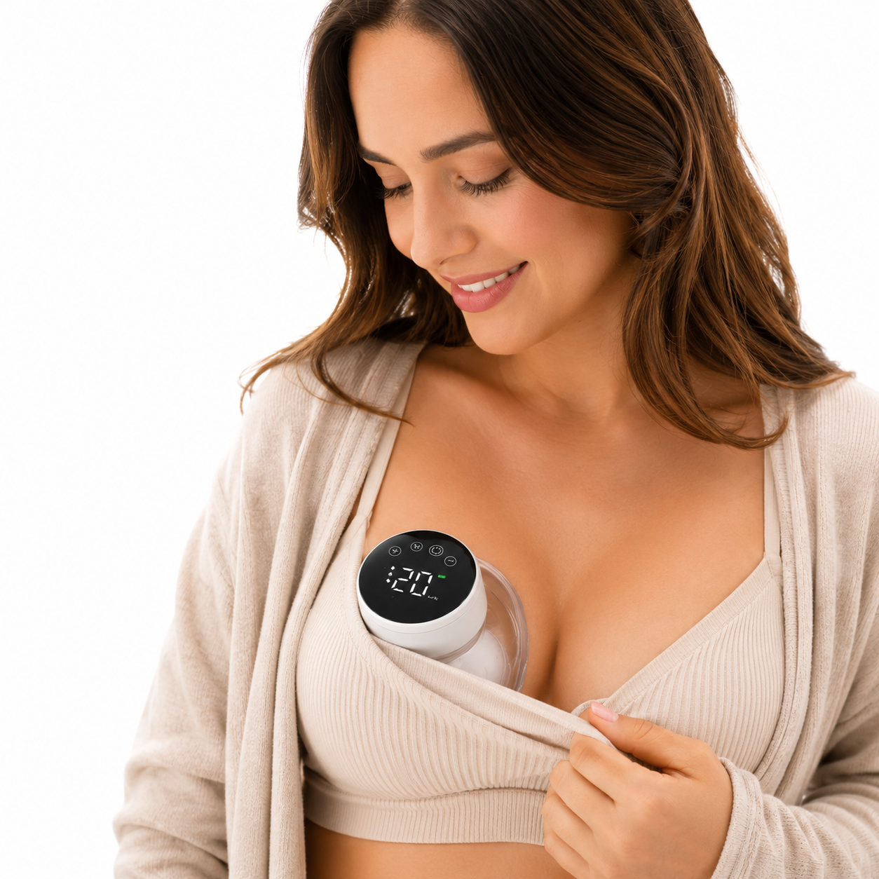 Extractor Eléctrico De Leche Materna Manos Libres Babe