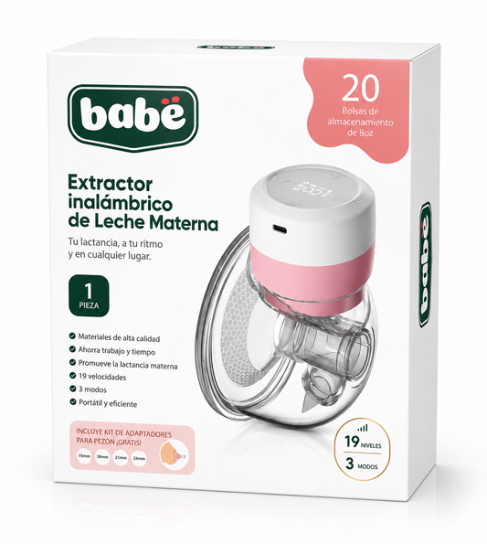 Extractor De Leche Manos Libres Babe