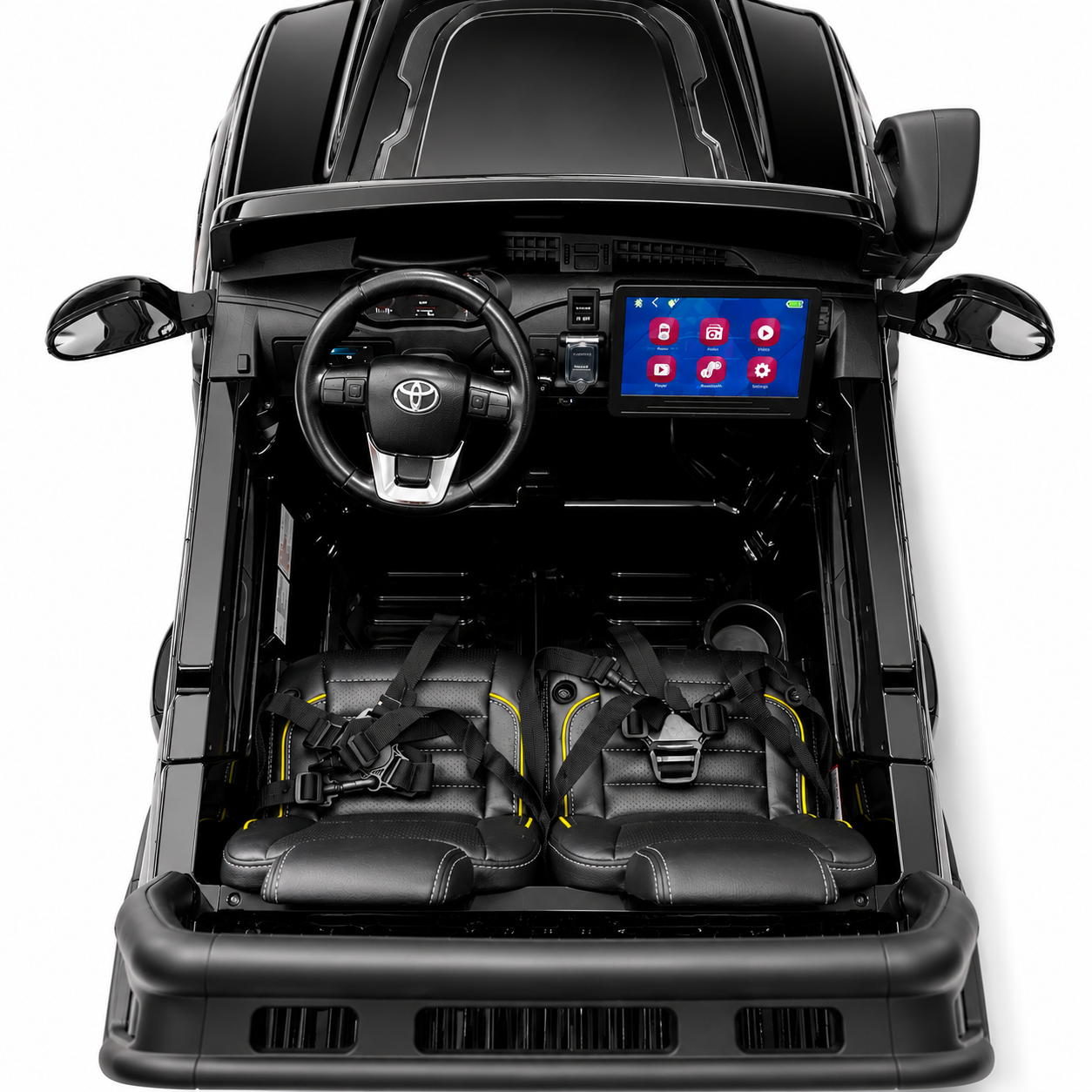 Camioneta Eléctrica Infantil Toyota Hilux Licenciada 24V – 4 Motores con Control Remoto