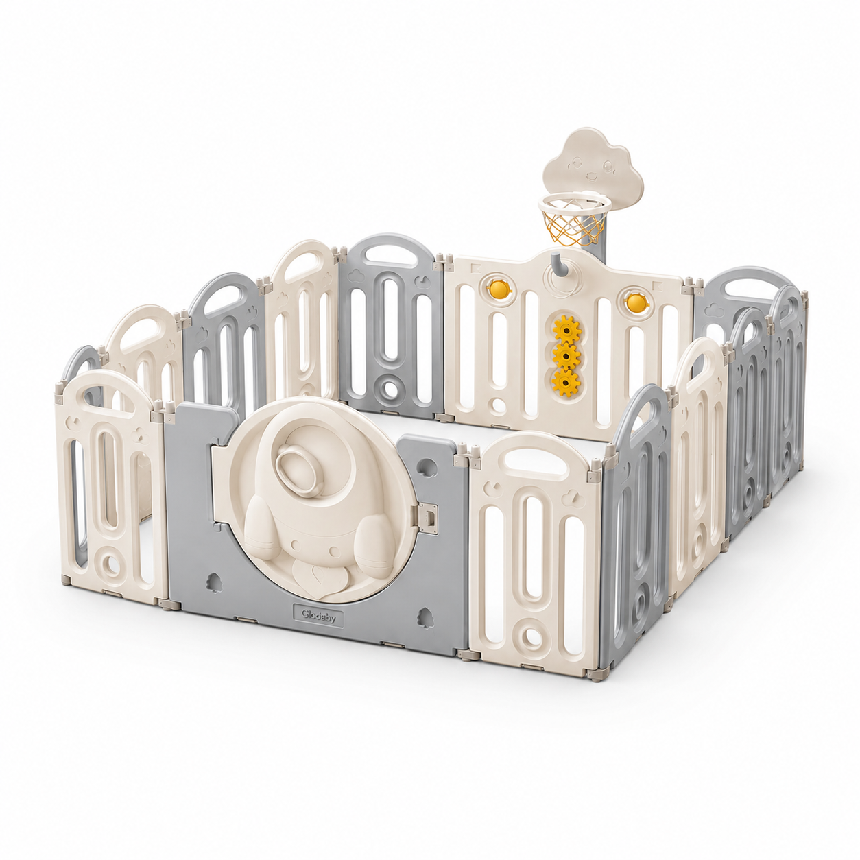 Corral De Juegos En Plastico Astronauta Grande 150 cms x 188 cms