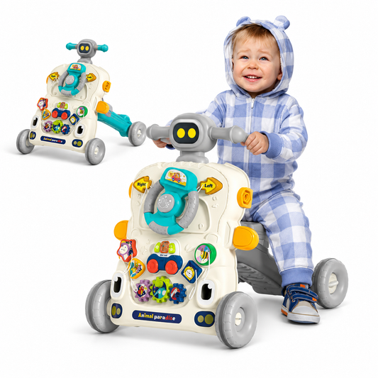 Andadera 5 en 1 Activity Walker con Luces, Sonidos y Scooter
