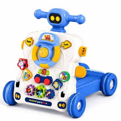 Andadera 5 en 1 Activity Walker con Luces, Sonidos y Scooter